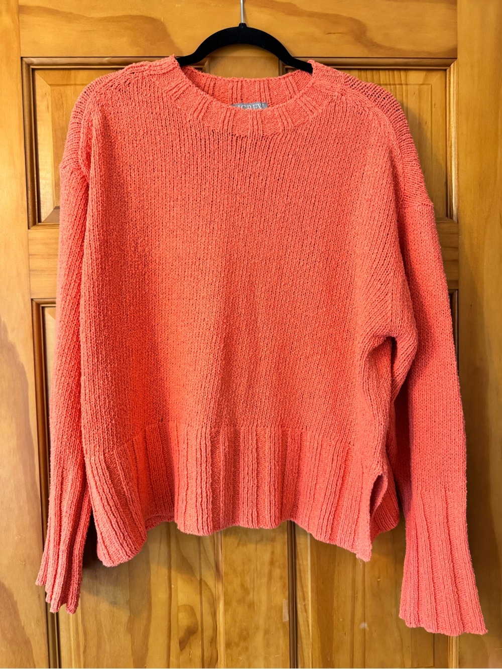 J.Crew Coral Crewneck Sweater